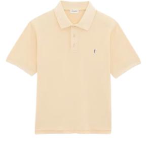 Cotton pique monogram polo shirt