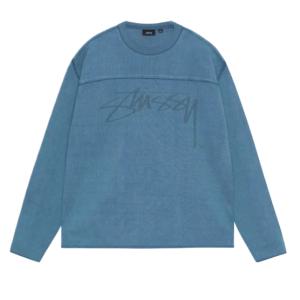 Football Crew Pigment Dyed Long Sleeve Tee