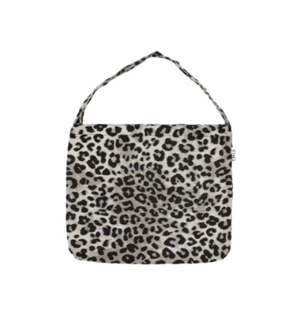 Emis New Leopard Corduroy Eco Bag Gray