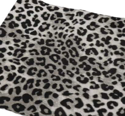 Emis New Leopard Corduroy Eco Bag Gray