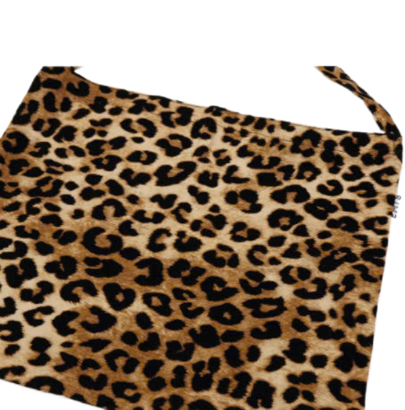 Emis New Leopard Corduroy Eco Bag Beige