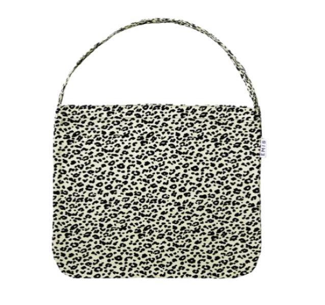 22Y Leopard Corduroy Eco Bag Ivory