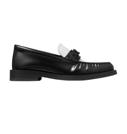 ADDIE logo embellished leather loafers