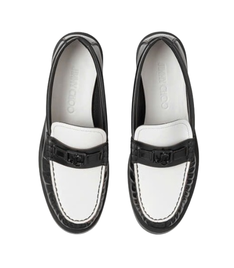 ADDIE logo embellished leather loafers