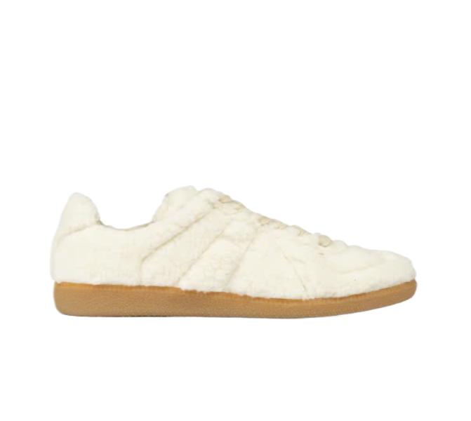 Shearling Replica Sneakers White 