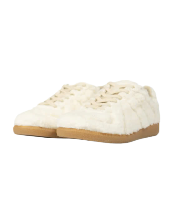 Shearling Replica Sneakers White 