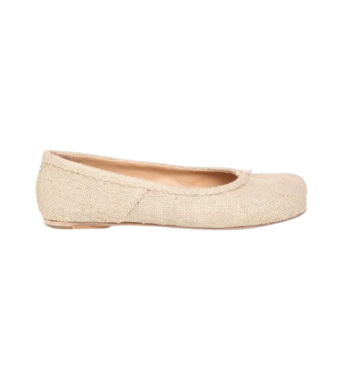 Tabi Ballerina Shoes Beige