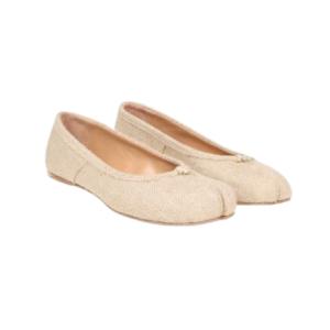 Tabi Ballerina Shoes Beige