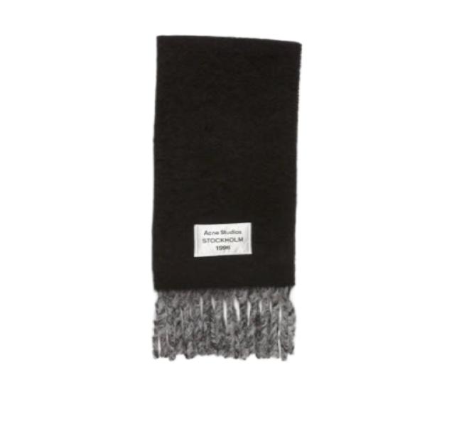 Fringe Logo Label Scarf