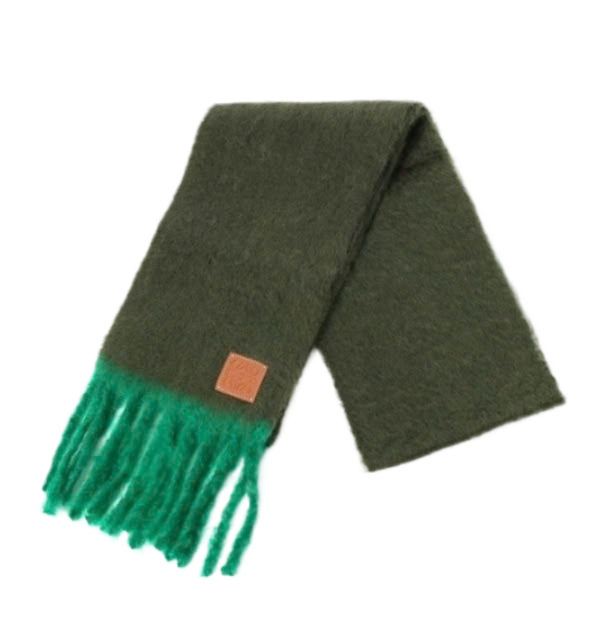 Mohair wool scarf