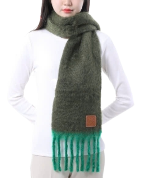 Mohair wool scarf