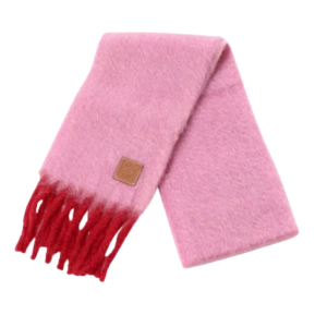 Mohair wool scarf