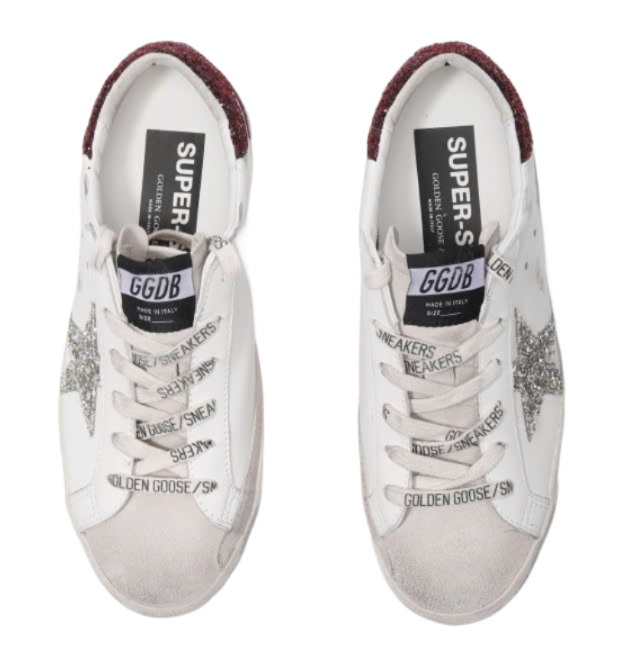 Superstar Sneakers Glitter Star & Heel