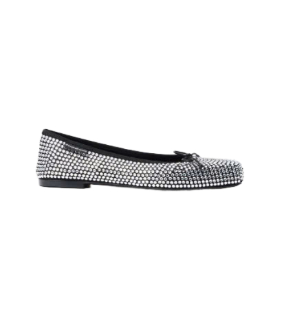 BILLIE Rhinestone Embellished Flat Shoes