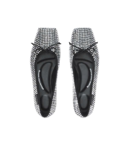 BILLIE Rhinestone Embellished Flat Shoes