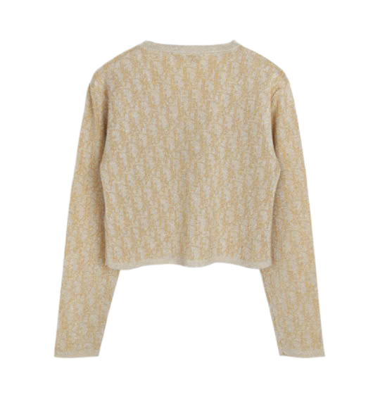 KIDS Metallic Gold Pullover Cardigan