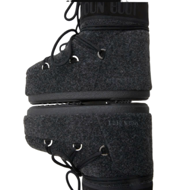 Icon Felt Strap Ankle Boots