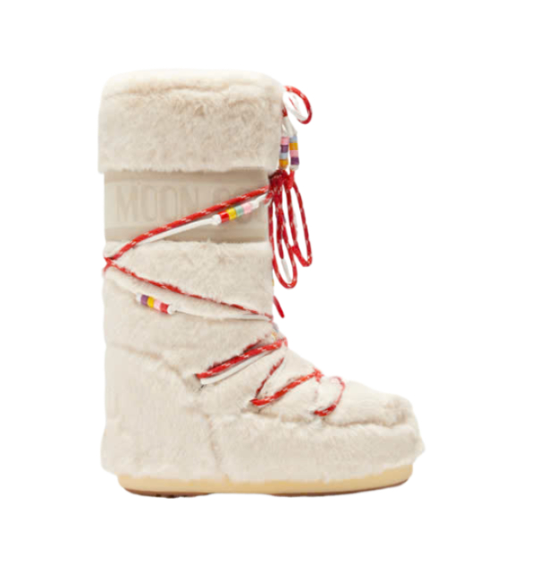 Icon shearling detail high boots