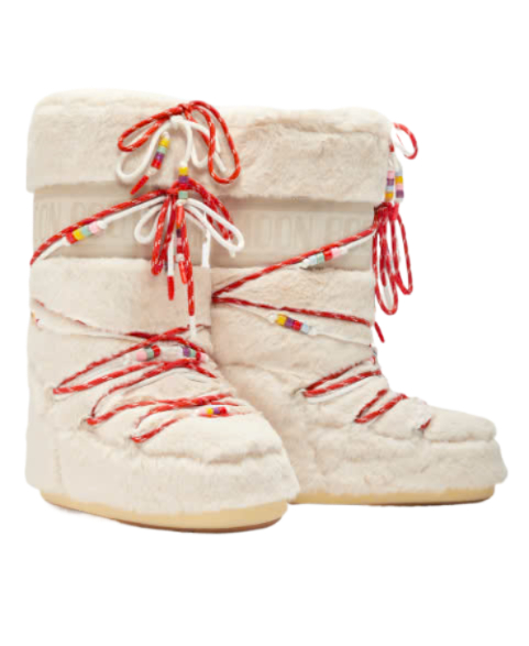 Icon shearling detail high boots