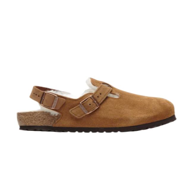 Tokyo Shearling Suede Sandals