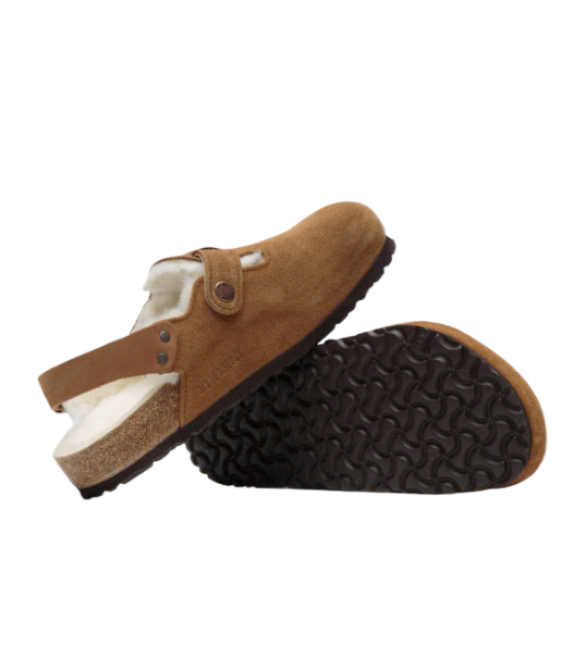 Tokyo Shearling Suede Sandals