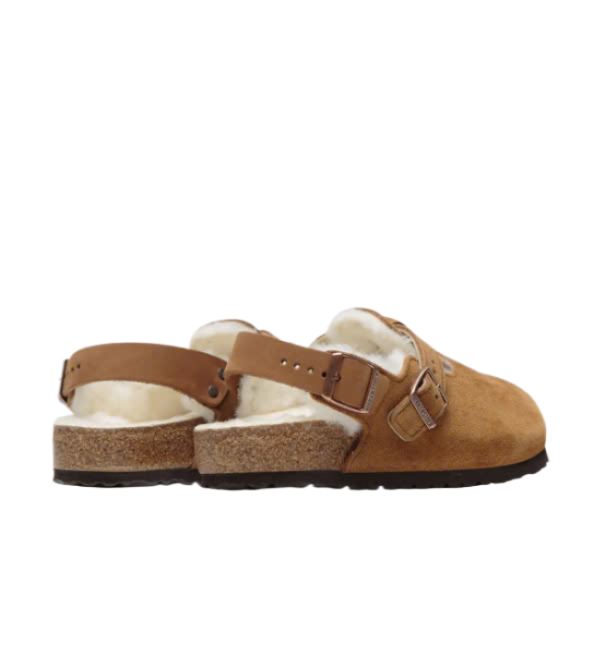 Tokyo Shearling Suede Sandals