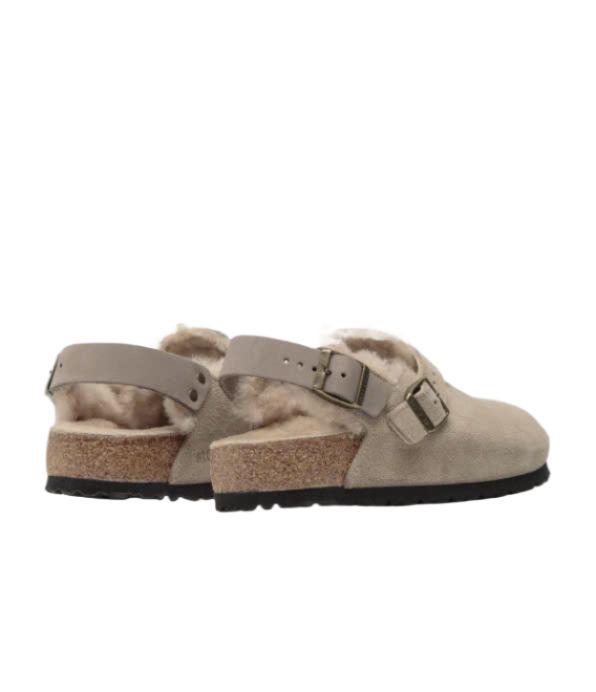 Tokyo Slingback Shearling Sandals