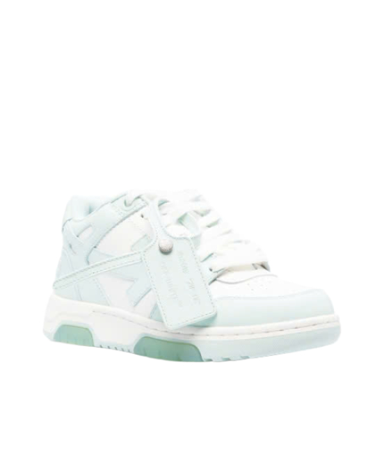 OOO OUT OF OFFICE CALF LEAHER SNEAKERS WHITE & MINT