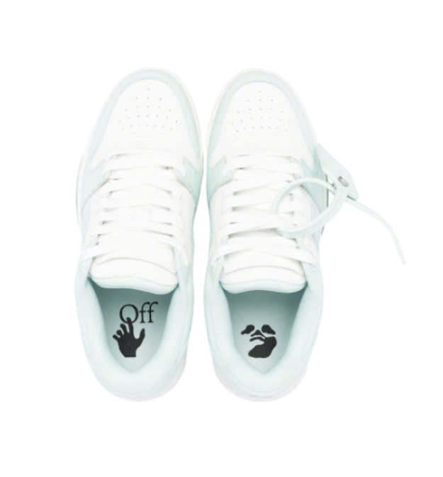 OOO OUT OF OFFICE CALF LEAHER SNEAKERS WHITE & MINT