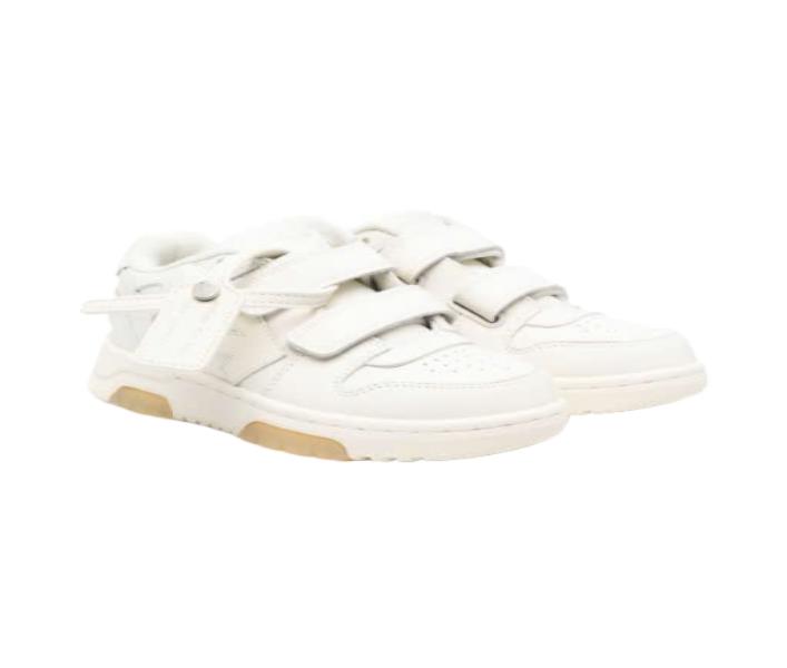 OFF-WHITE KIDS OOO OUT OF OFFICE STRAPS SNEAKERS WHITE (BOY)