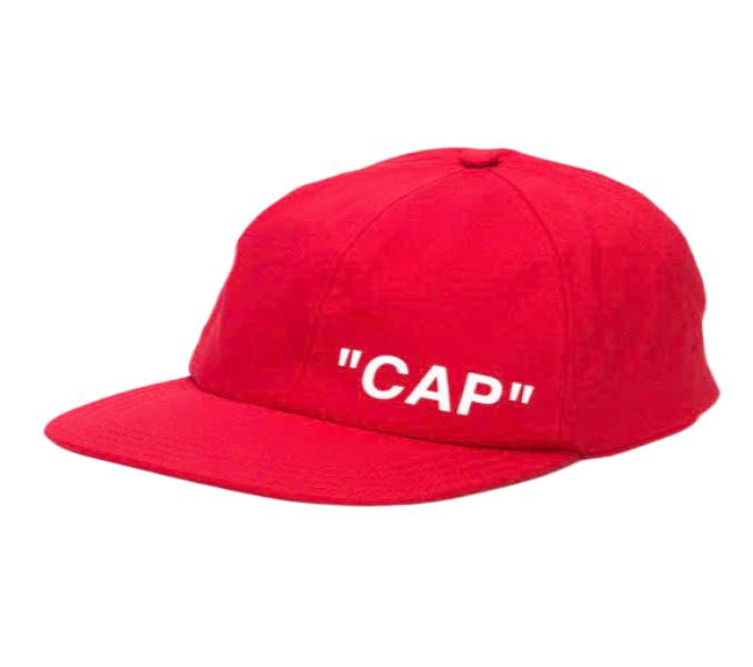 QUOTE BASEBALL CAP RED