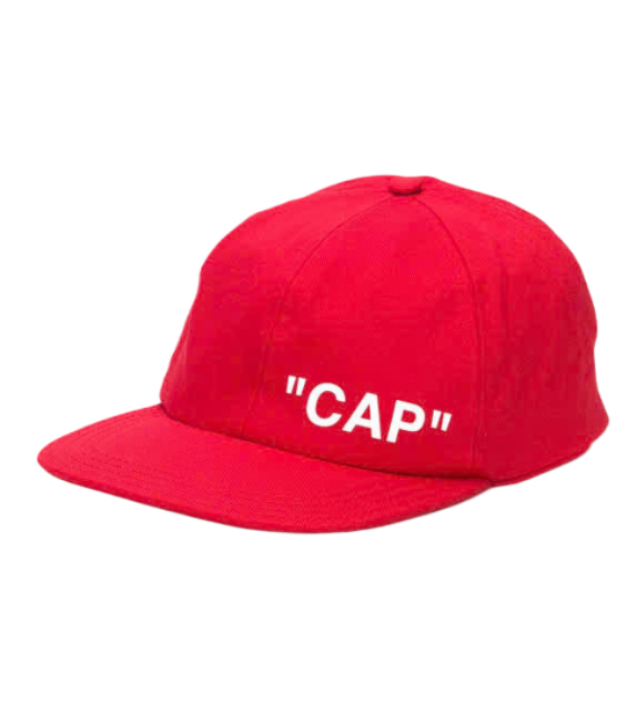 QUOTE BASEBALL CAP RED