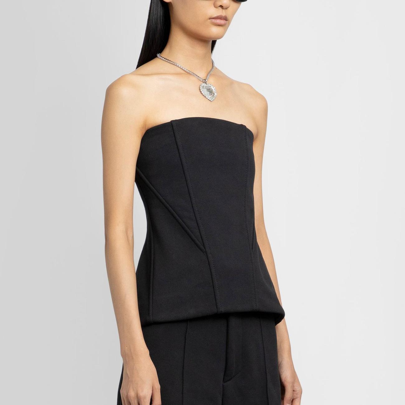 VETEMENTS women's black corset