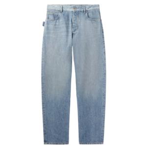 Straight Vintage Denim Pants - Mid Blue