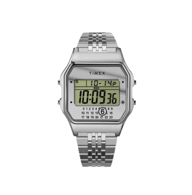 Timex x MM6 Maison Margiela T80 Gift Set w/ Extra Bracelet Stainless Steel