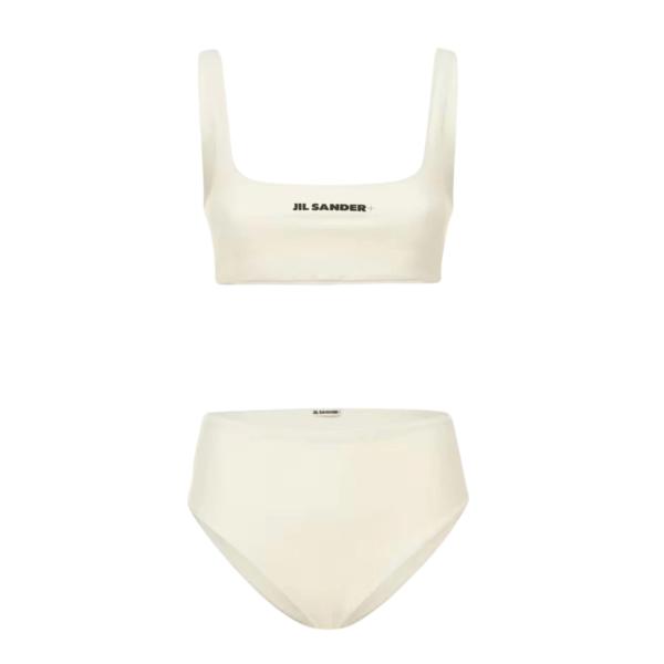 Two Piece Jil Sander+ Printed Swimsuit Natural