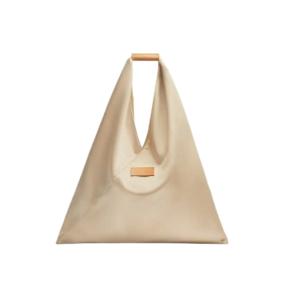 Satin Japanese Handbag Beige