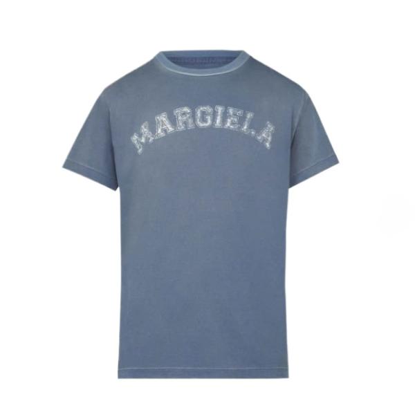 Logo Cotton Jersey T-Shirt Blue