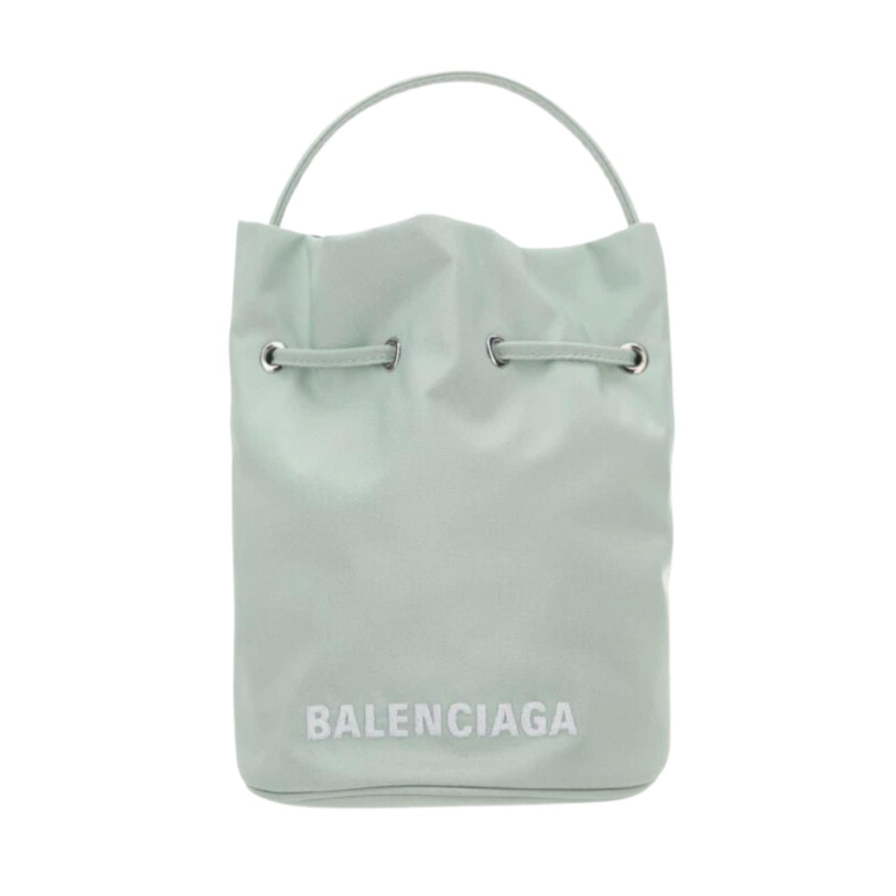 Wheel XS Drawstring Bucket Bag Green