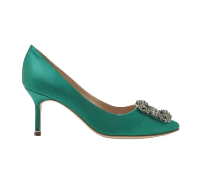 HANGISI Jewel Decoration Pumps Heel