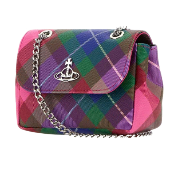 ORB Logo Check Crossbody Bag