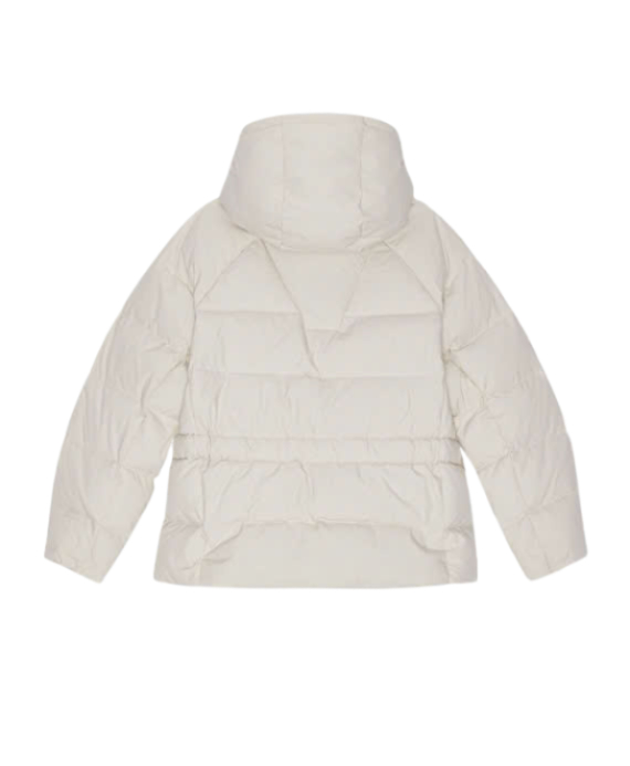 White Tech Puffer Jacket