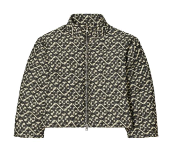 T Monogram Jacquard Down Jacket