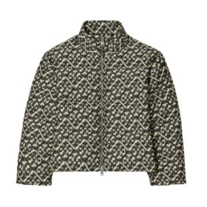 T Monogram Jacquard Down Jacket