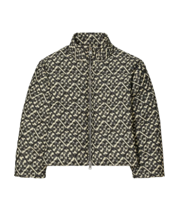 T Monogram Jacquard Down Jacket