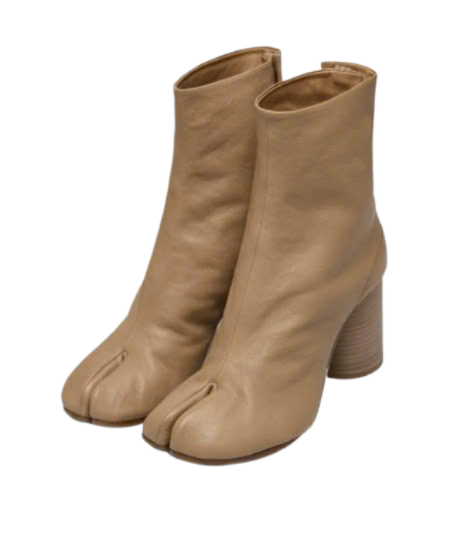 Tabi ankle boots Nude