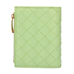 Intrecciato Half Wallet - Fennel