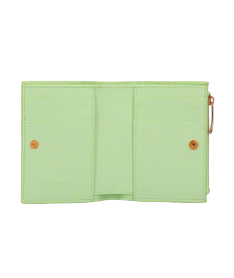 Intrecciato Half Wallet - Fennel