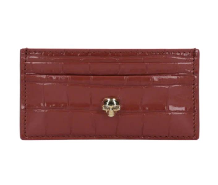 Skull Card Holder - Red