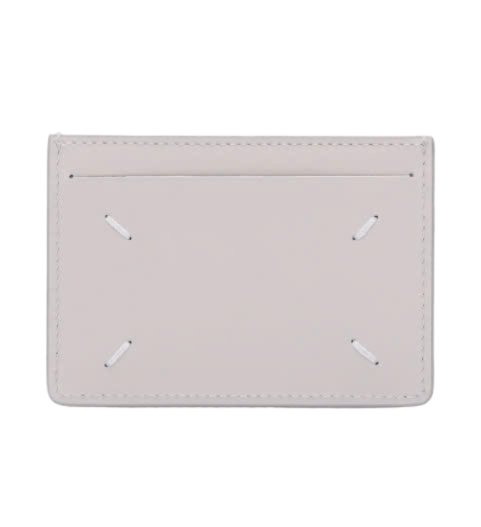 4 Stitch Slim 3 Slot Card Holder - Grey